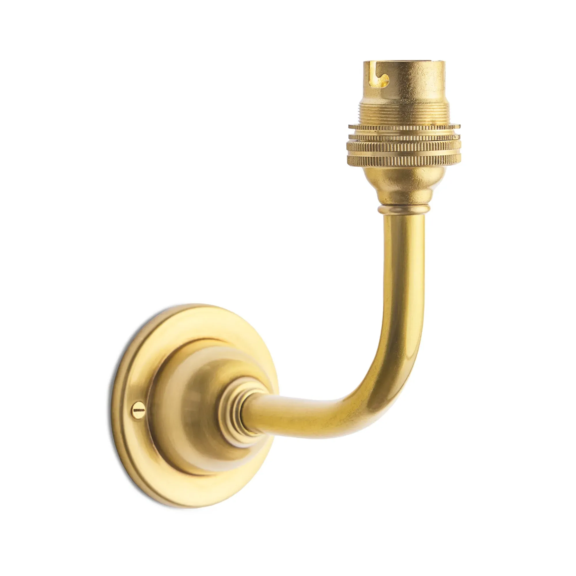 Minnow Wall Light Fitting - Antique Brass by Pooky