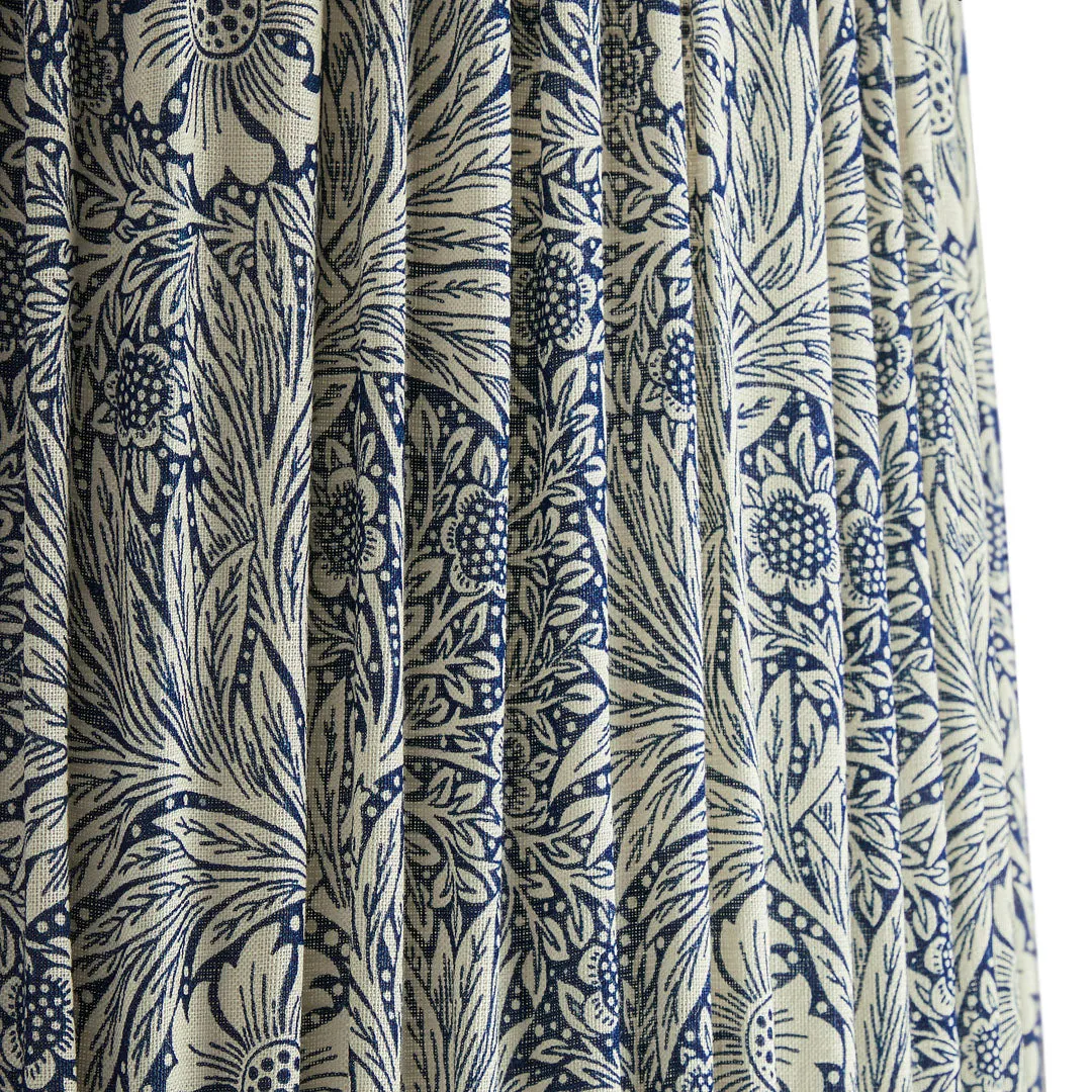 Morris & Co 5.5" Tapered Lamp Shade for Cordless Lamps - Blue, Linen product