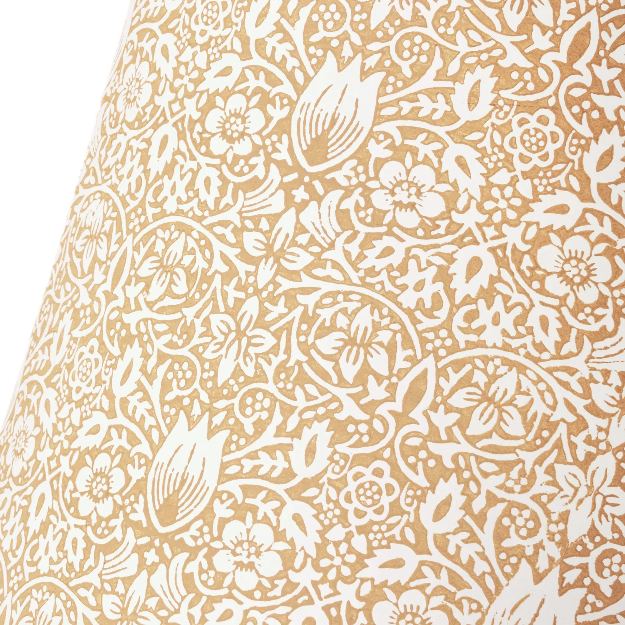 Morris & Co. Borage 14cm Tapered Lamp Shade - Yellow, Card product