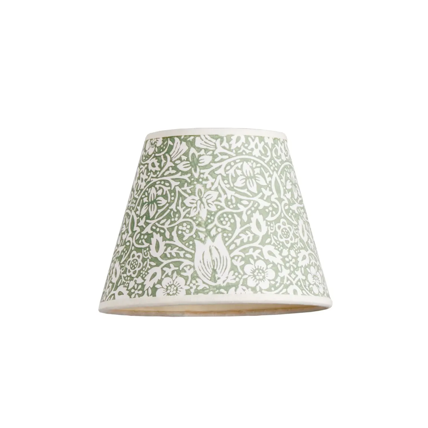 Morris & Co. Borage 18cm Block Printed Pendant Shade - Green product