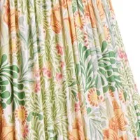 Morris & Co Bower 5.5 Inch Tapered Lamp Shade - Green, Printed Cotton alternate view