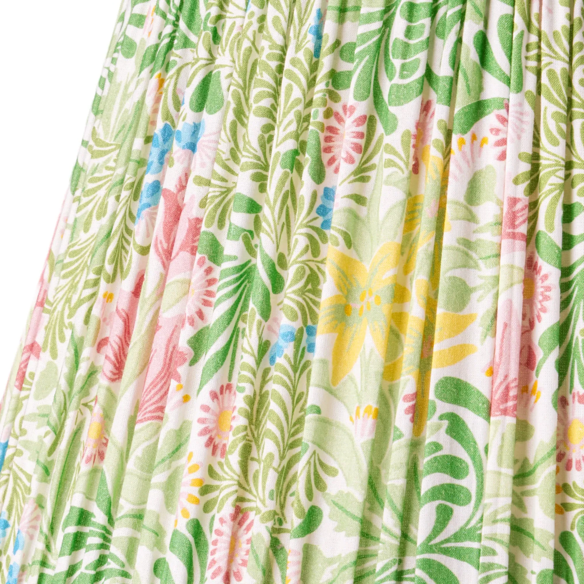 Morris & Co Bower 6" Empire Clip-On Lamp Shade - Green, Cotton product