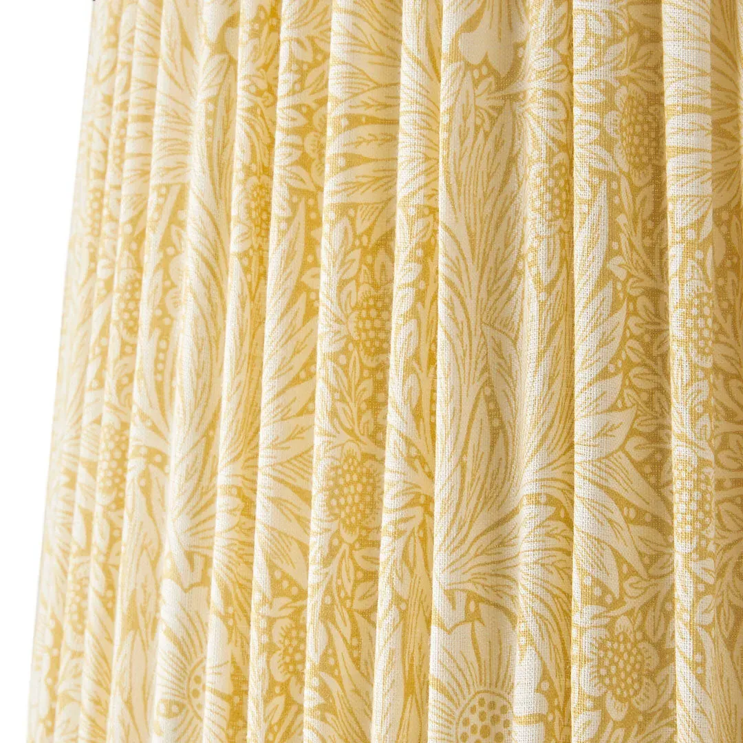 Morris & Co Cowslip Marigold 5.5" Tapered Cordless Lamp Shade - Yellow, Linen product
