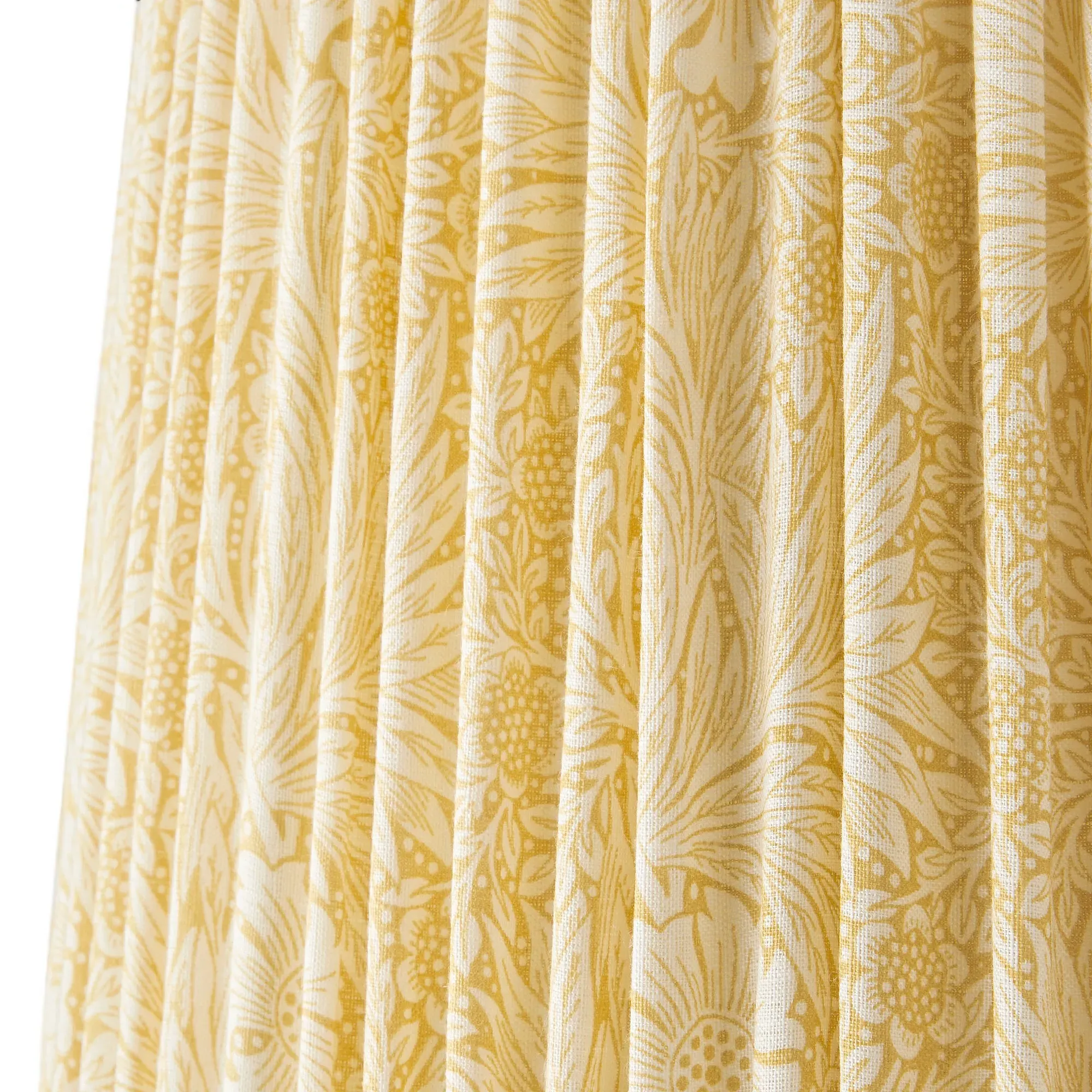 Morris & Co. Cowslip Marigold Tapered Lamp Shade - Yellow, Linen product