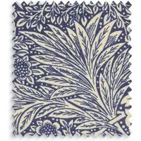 Morris & Co Marigold Linen Swatch - Indigo by Pooky, image 2