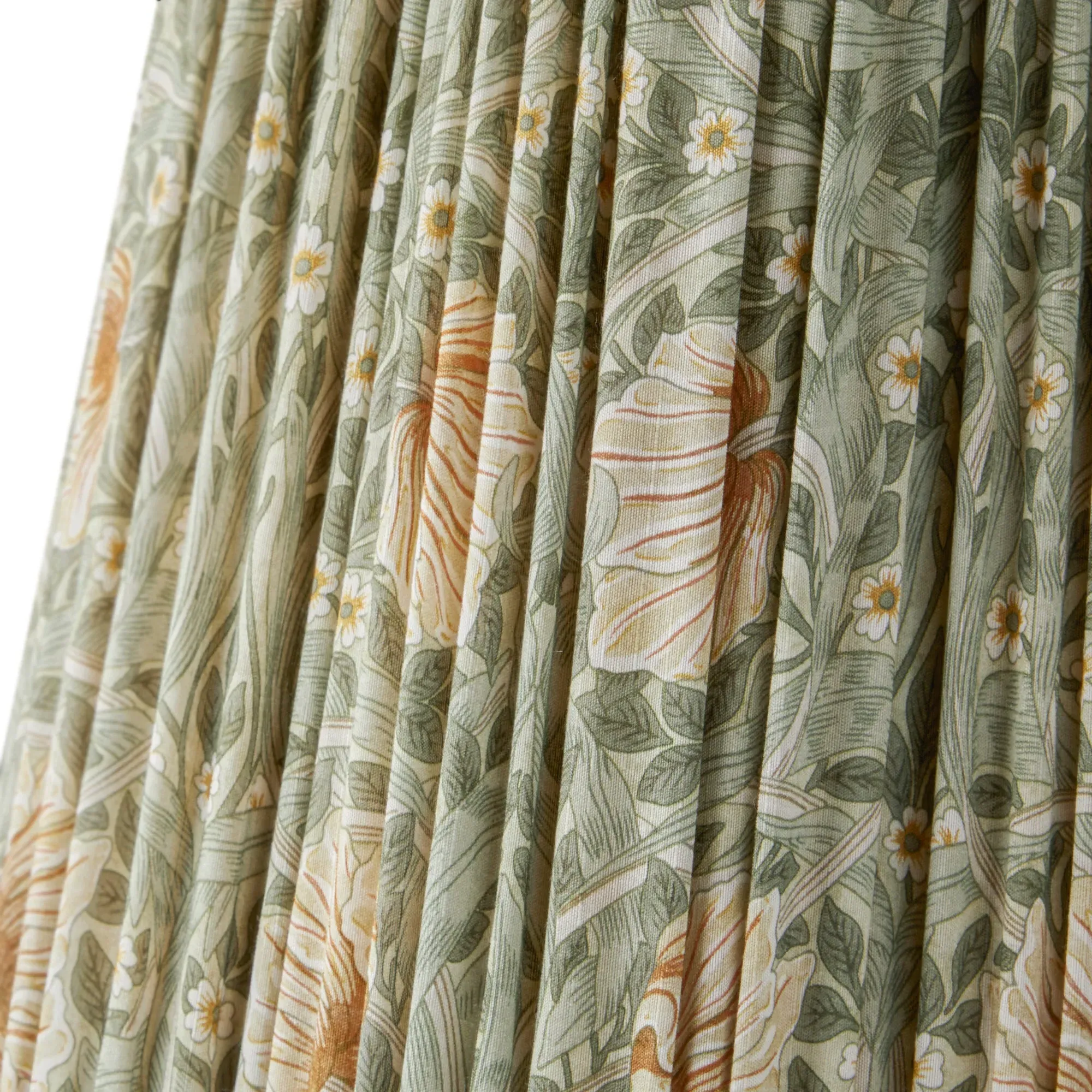 Morris & Co. Pimpernel 16cm Scalloped Empire Shade - Green, Silk product