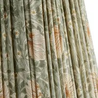 Morris & Co Pimpernel 6" Scalloped Empire Shade - Green, Silk alternate view