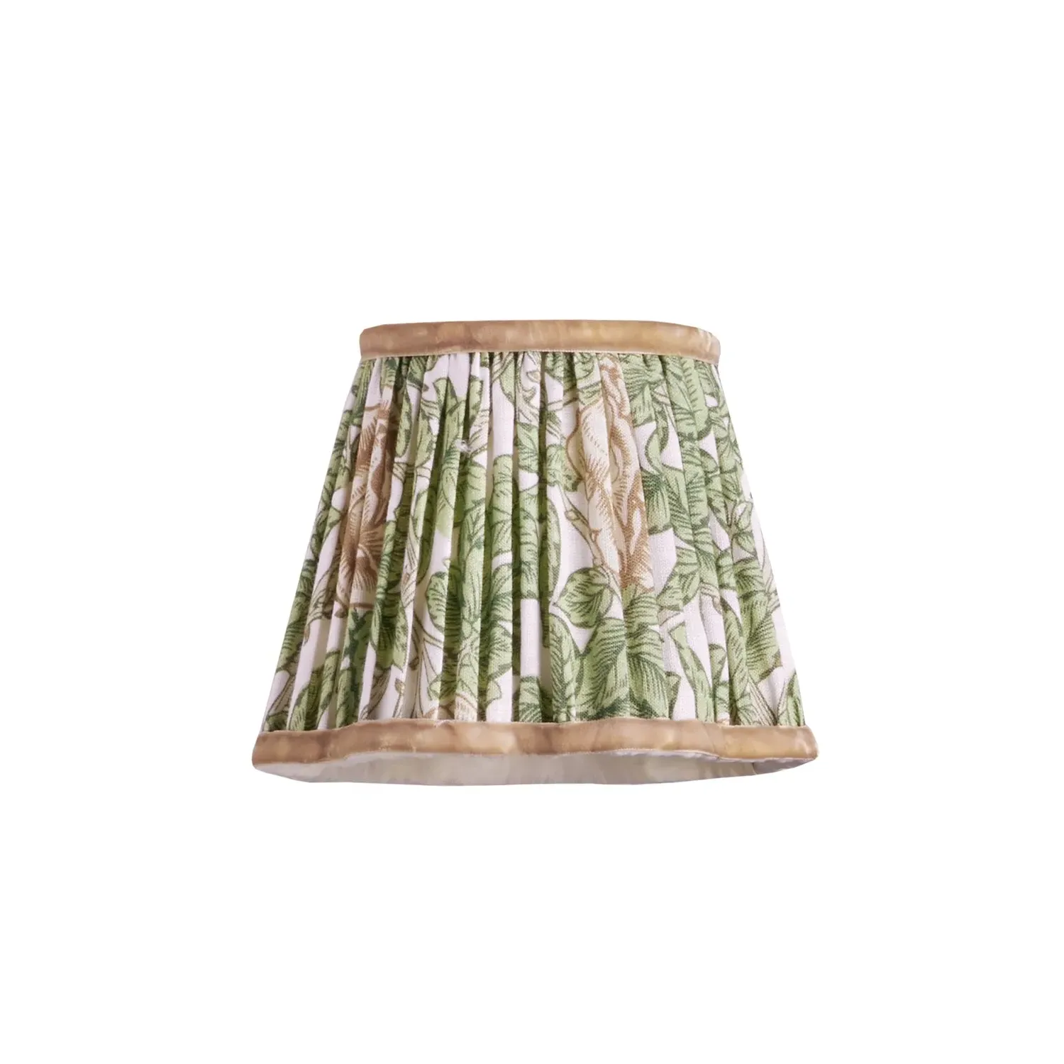 Morris & Co Rambling Rose 7 Inch Pendant Shade - Green, Linen product