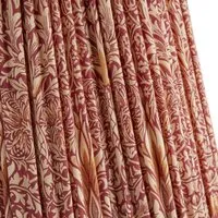 Morris & Co Snakeshead 10" Empire Cordless Lamp Shade - Claret, Silk alternate view
