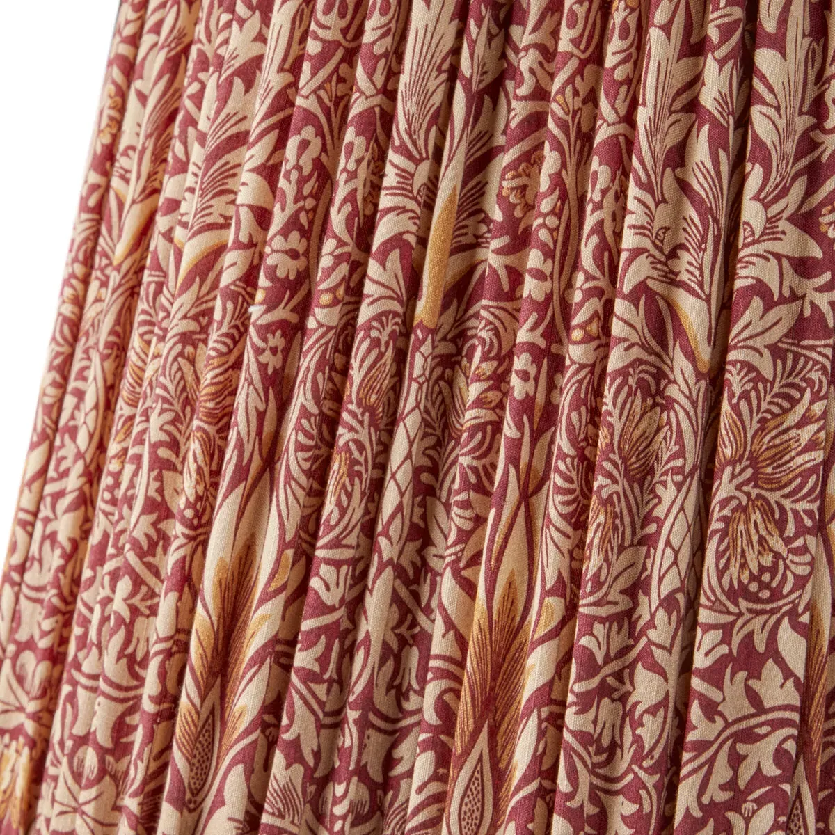 Morris & Co Snakeshead 10" Empire Cordless Lamp Shade - Claret, Silk product