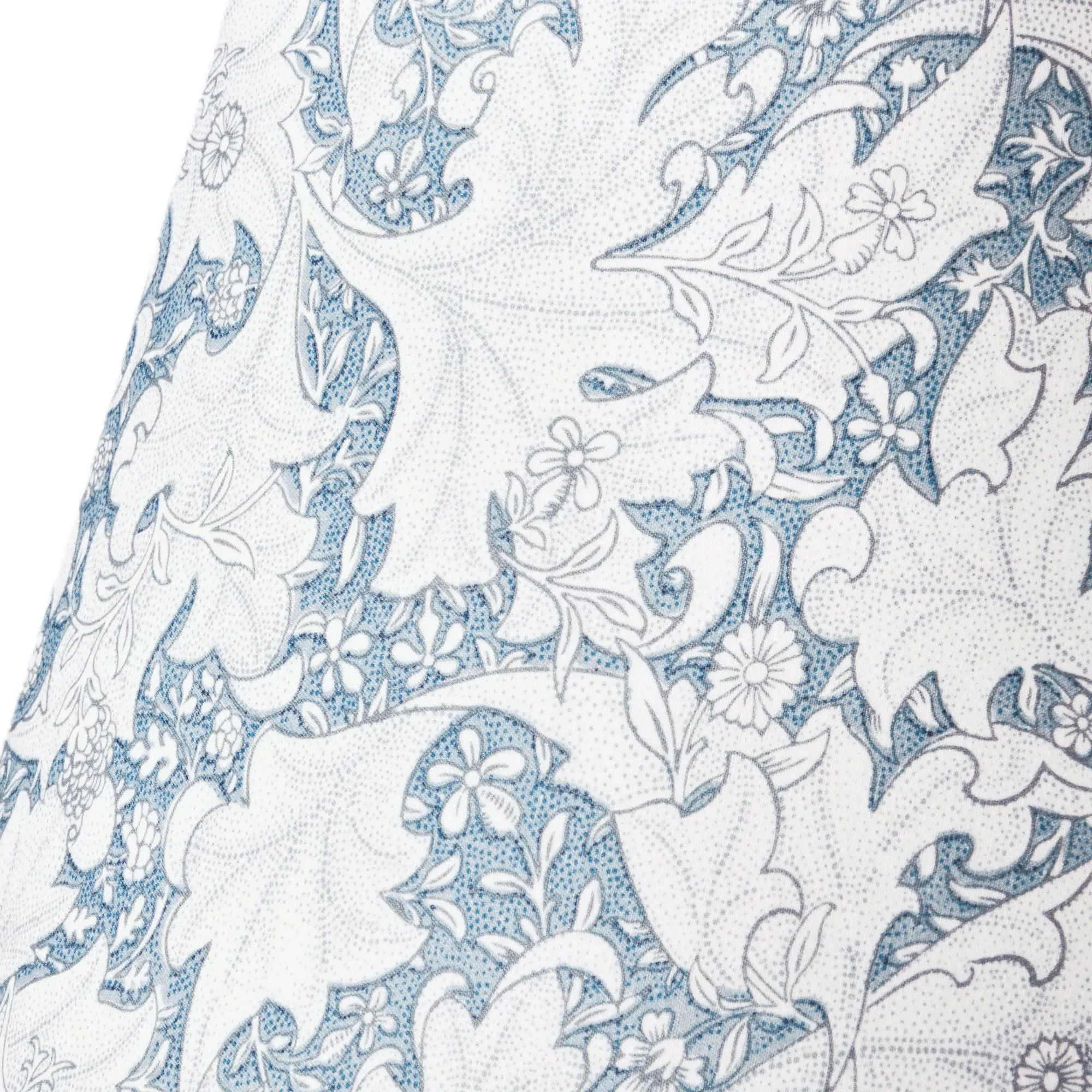 Morris & Co. Wallflower 14cm Tall Tapered Lamp Shade - Slate Blue, Cotton product
