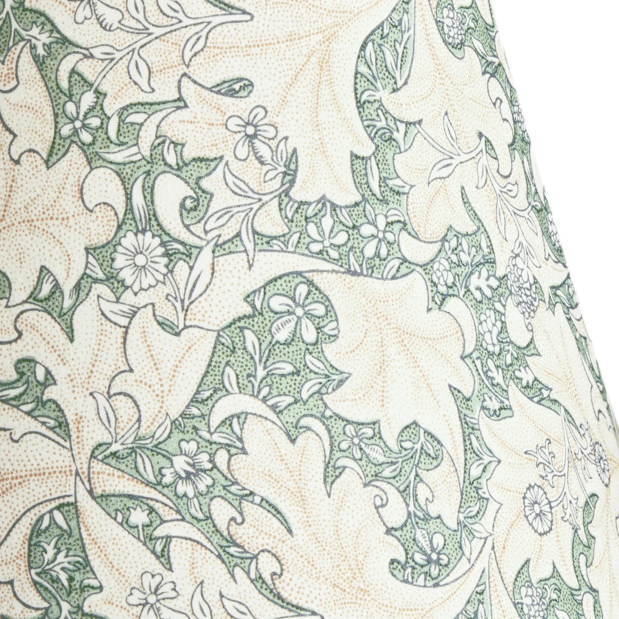 Morris & Co. Wallflower 16cm Empire Lamp Shade - Green, Printed Cotton product