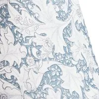 Morris & Co Wallflower Tapered Lamp Shade - Slate Blue, Cotton alternate view