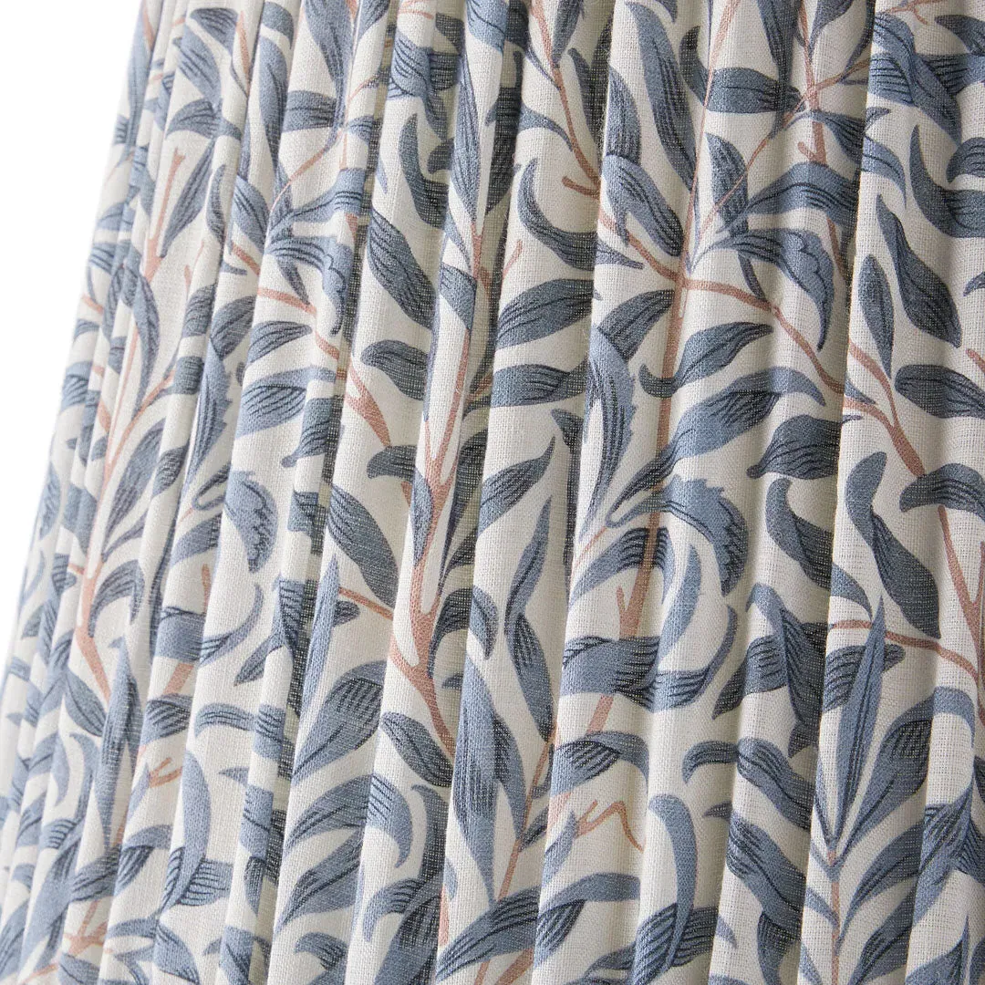 Morris & Co Willow Bough 5.5in Cordless Tapered Shade - Indigo, Linen product