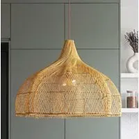 Nestling Pendant Light - Neutral, Rattan by Pooky, alternate view