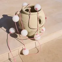 Novogratz Heidi Solar String Lights - Pink alternate view