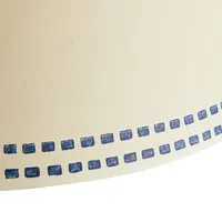 Ocean Tracks 5.5 Inch Tall Tapered Cordless Lamp Shade - Blue, Card alternate view