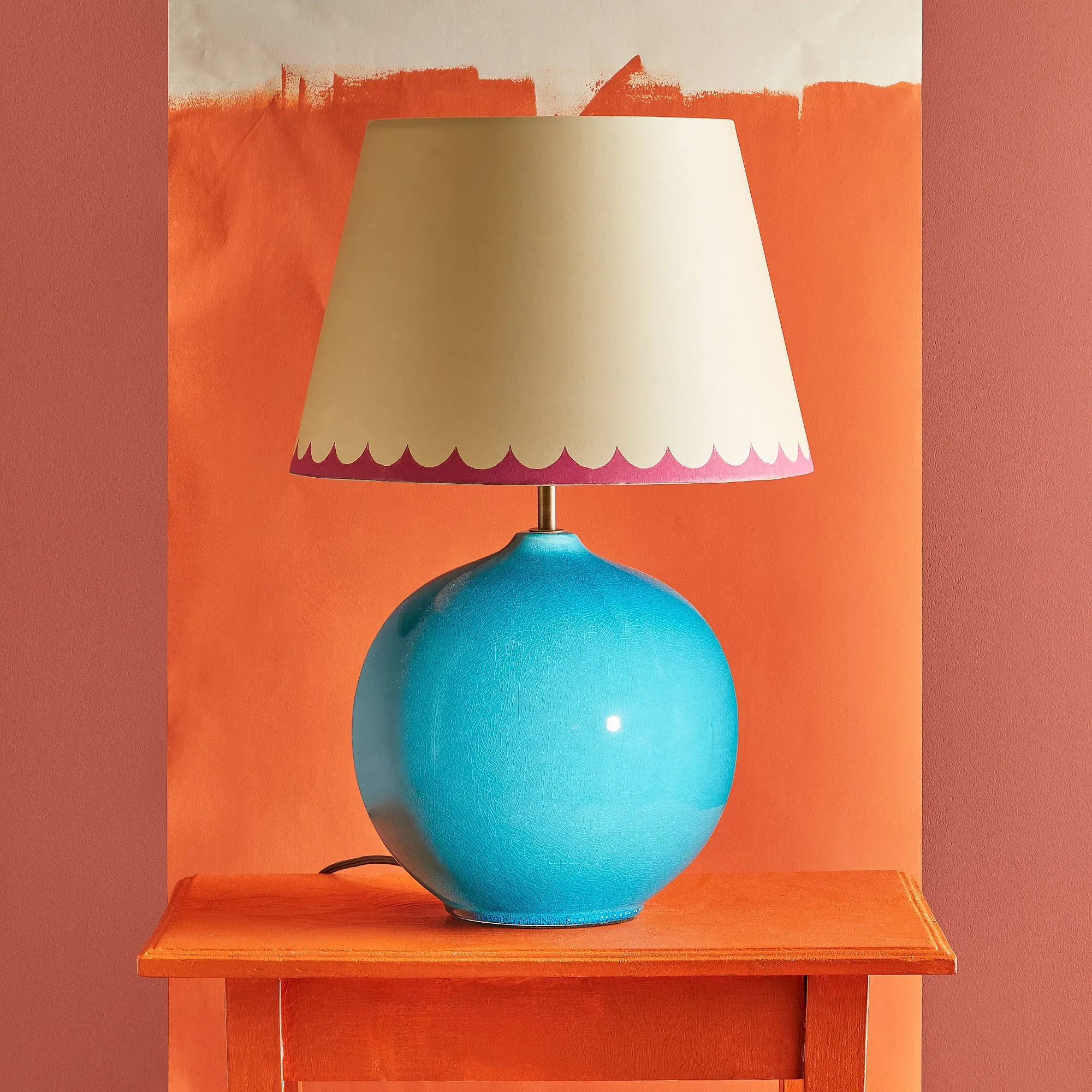Olly Table Lamp - Turquoise by Pooky