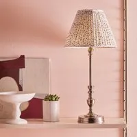 Orlando Rechargeable Table Lamp - Antique Silver by Pooky, alternate view