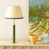Oscar Fluted Column Table Lamp - Green, Brass by Pooky, image 3