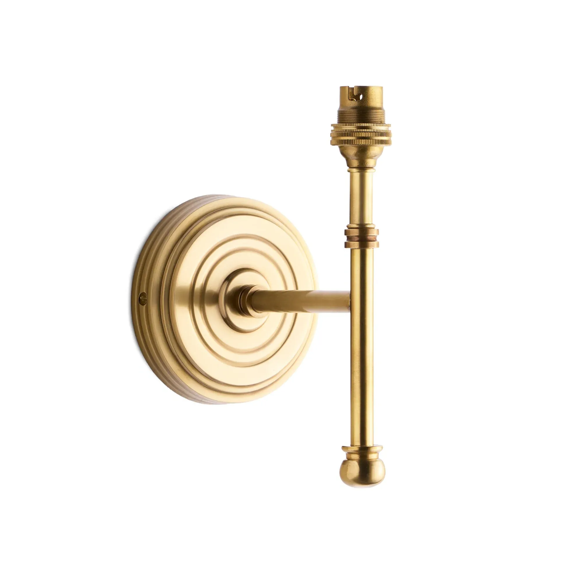 Parker Single Wall Fitting - Antique Brass product