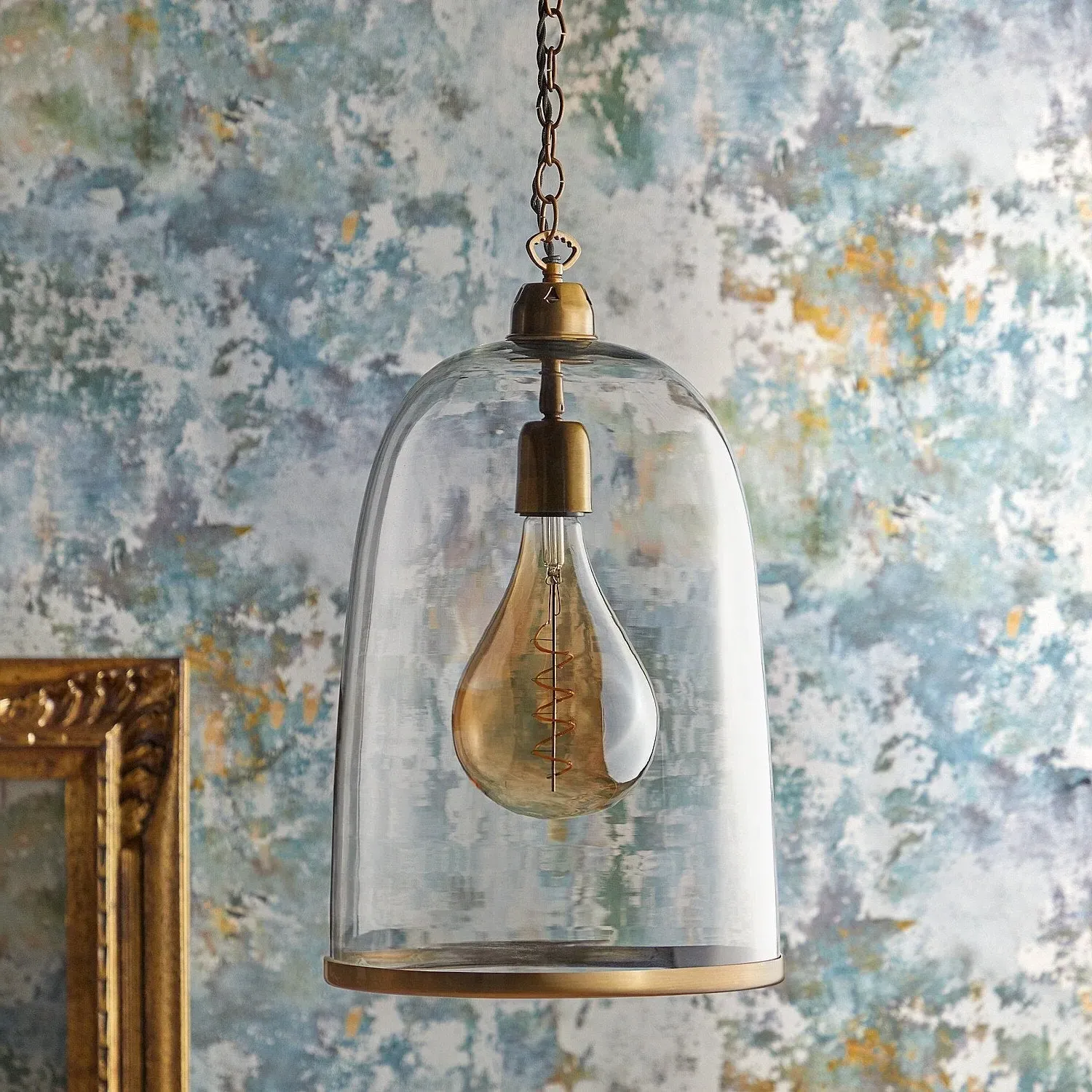 Percy Large Pendant Light - Clear, Glass product