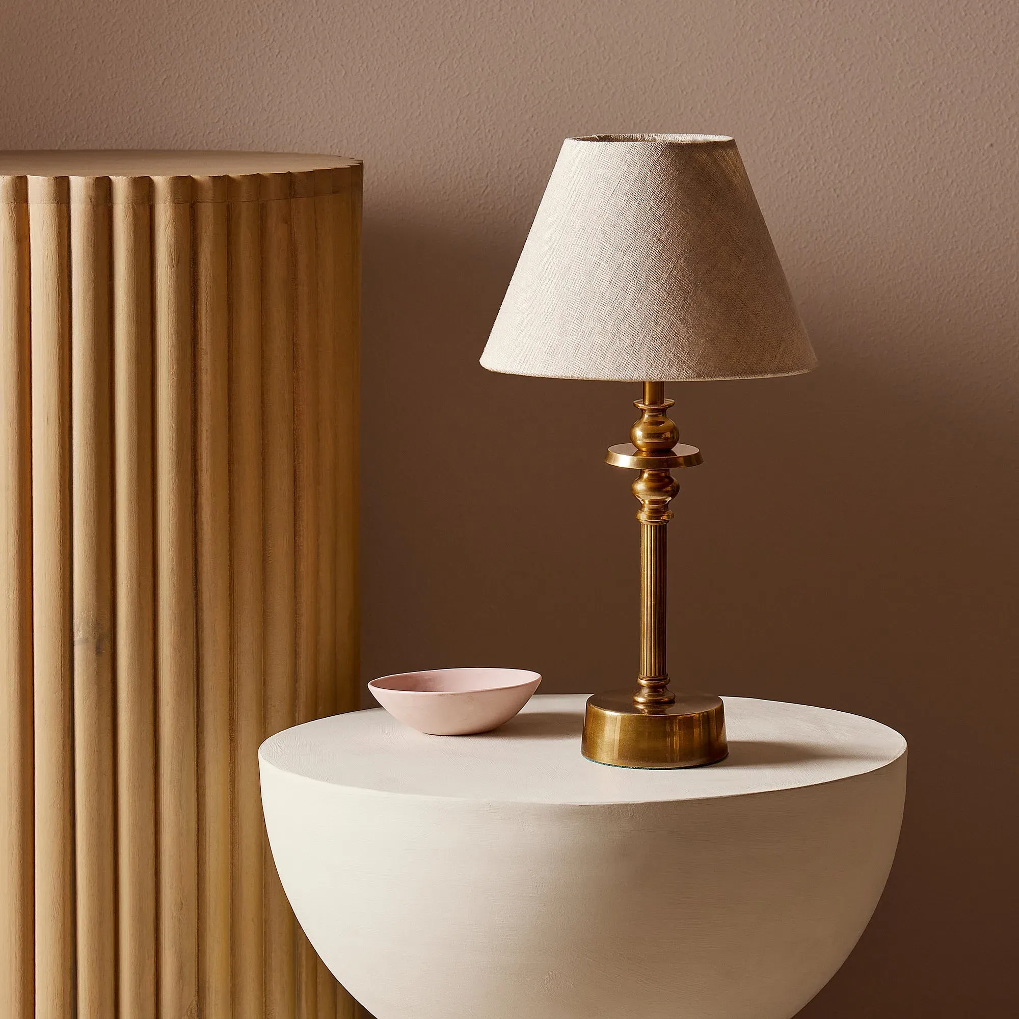 Phileas Rechargeable Cordless Table Lamp - Antique Brass product