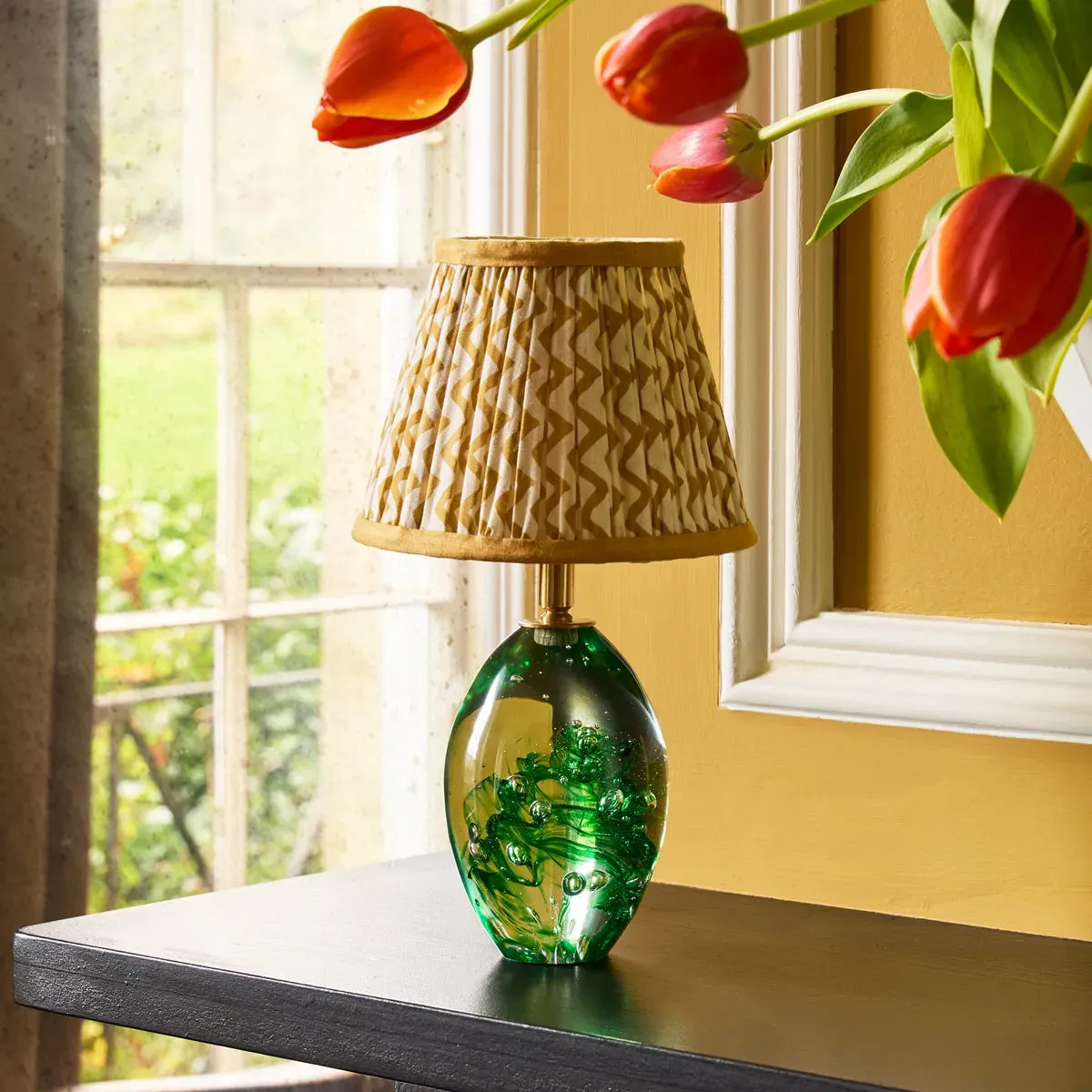 Pico Rechargeable Table Lamp - Green, Glass product