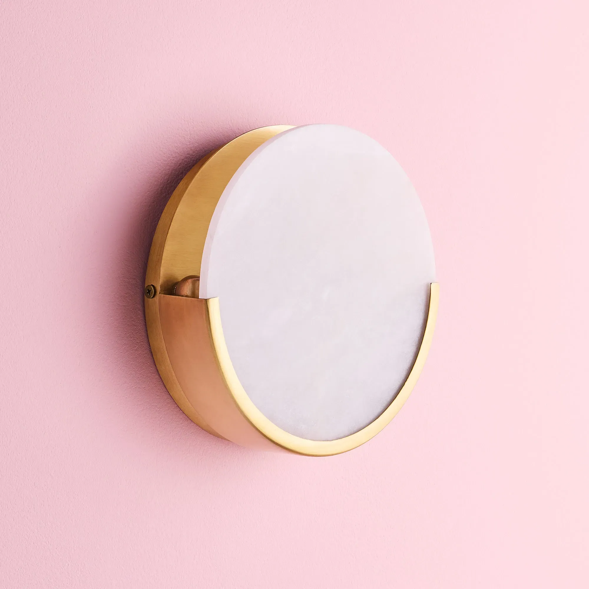 Plato Wall Light - Antique Brass, Alabaster product
