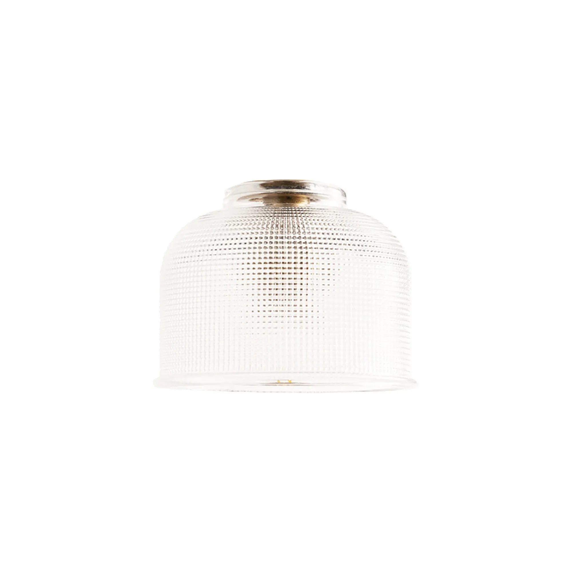 Plexus Small Pendant Shade - Clear, Waffle Glass product