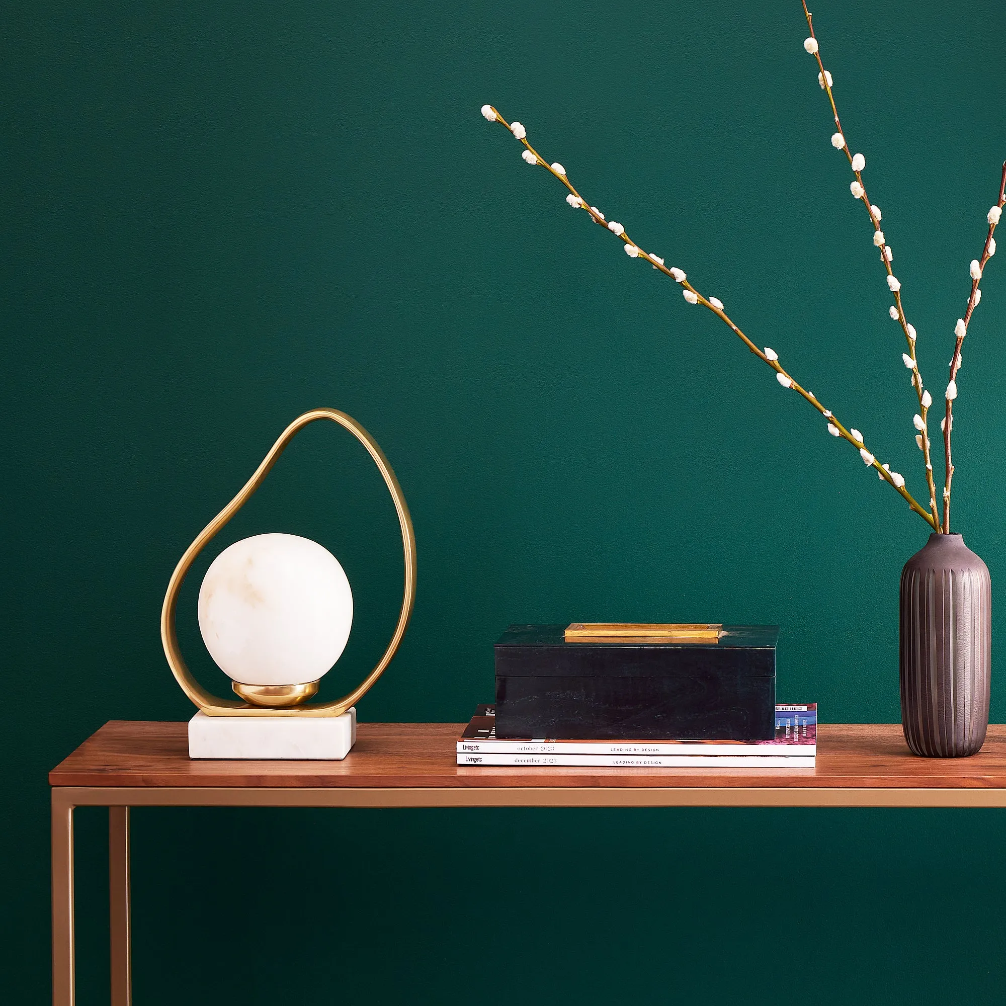 Polyphemus Table Lamp - White, Alabaster product