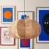 Pomelo Round Pendant Light - Natural, Rattan by Pooky, image 3