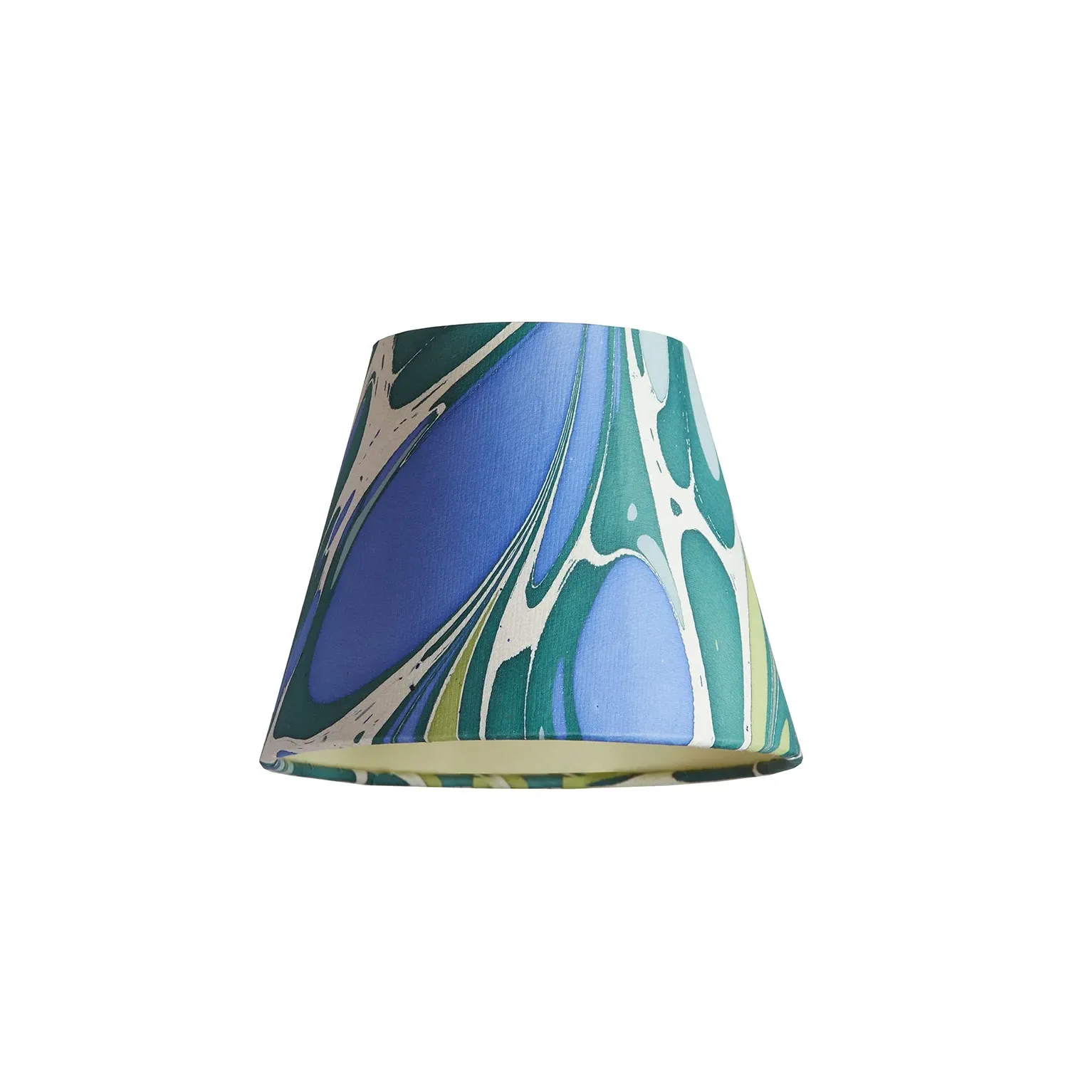 Pooky 18cm Pendant Shade - Green & Blue, Marbled Paper product