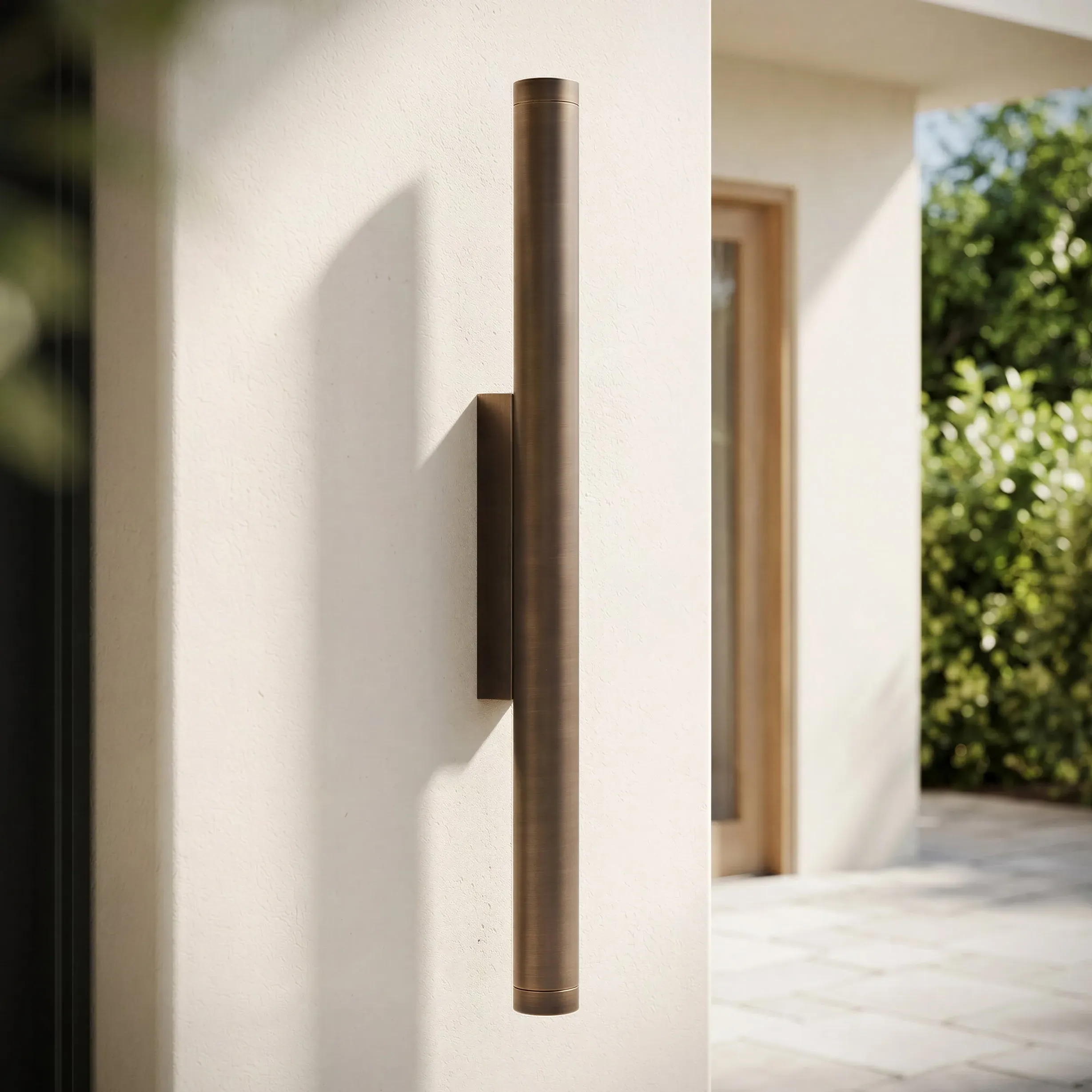 Portleven IP65 Outdoor Wall Light - Bronze, Brass product
