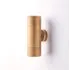 Portreath Large IP65 Up & Down Pillar Light - Antique Brass by Pooky, image 3