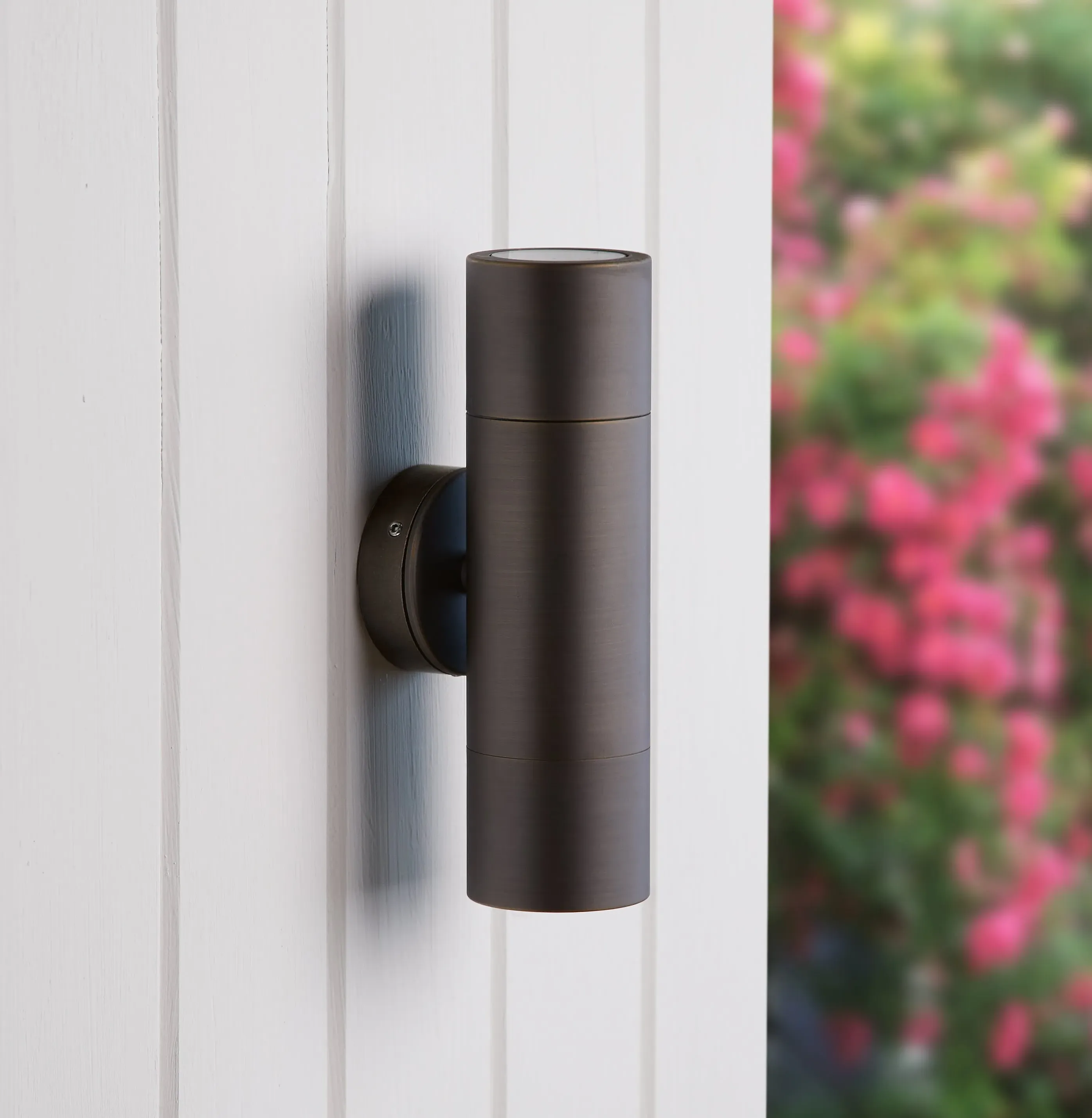 Portreath Up and Down Pillar Light - Antique Bronze product