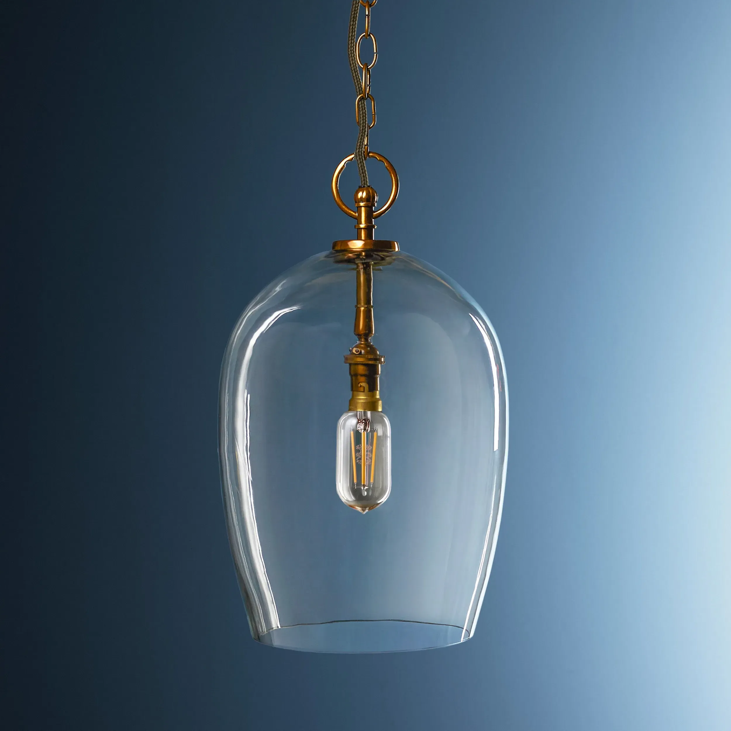 Priscilla Regular Pendant Light - Clear, Blown Glass product