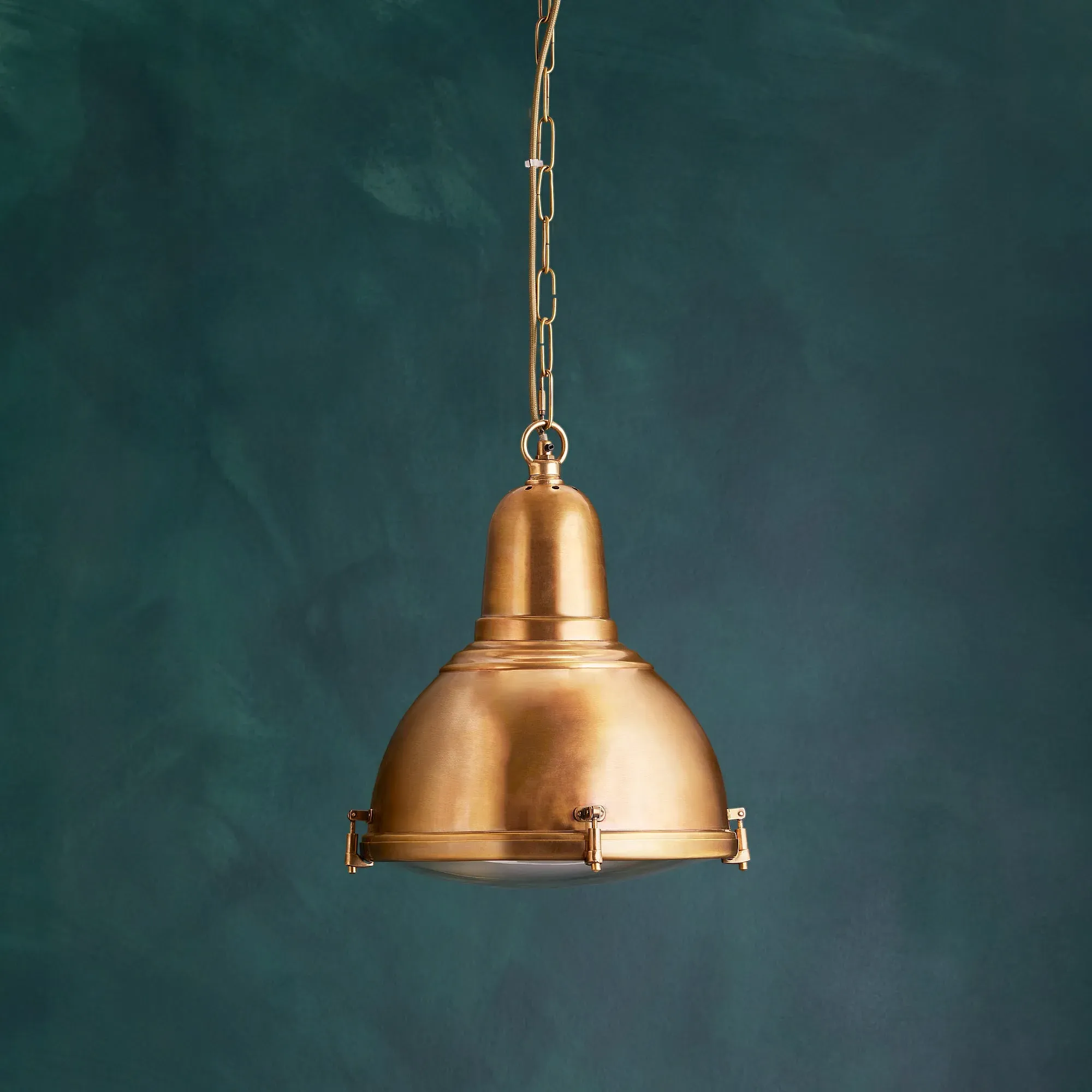 Rambusto Pendant Light - Antique Brass, Glass product