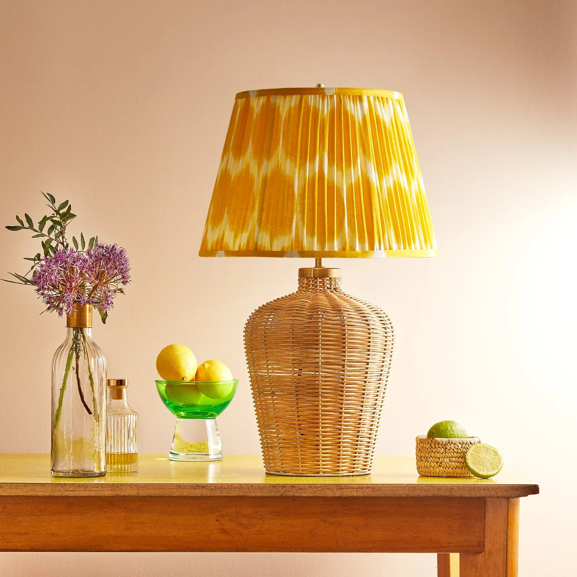 Rattle Regular Table Lamp - Natural, Cane product