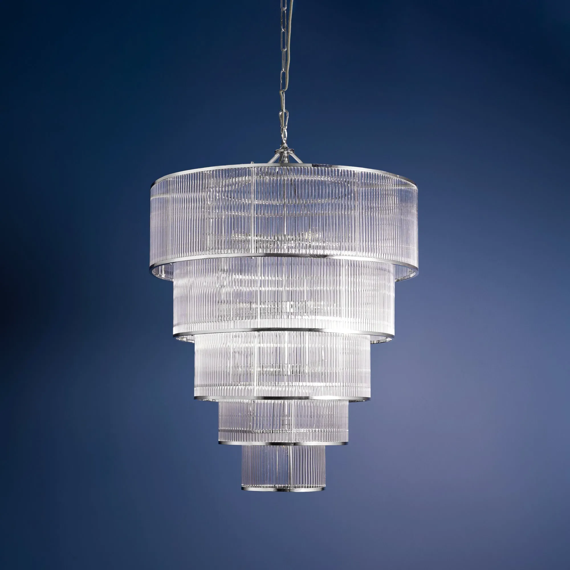 Rodaximus Chandelier - Nickel, Glass product