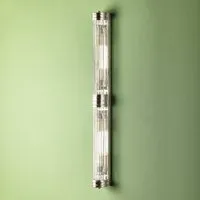 Rodtastic Wall Sconce with Glass Rods - Nickel alternate view