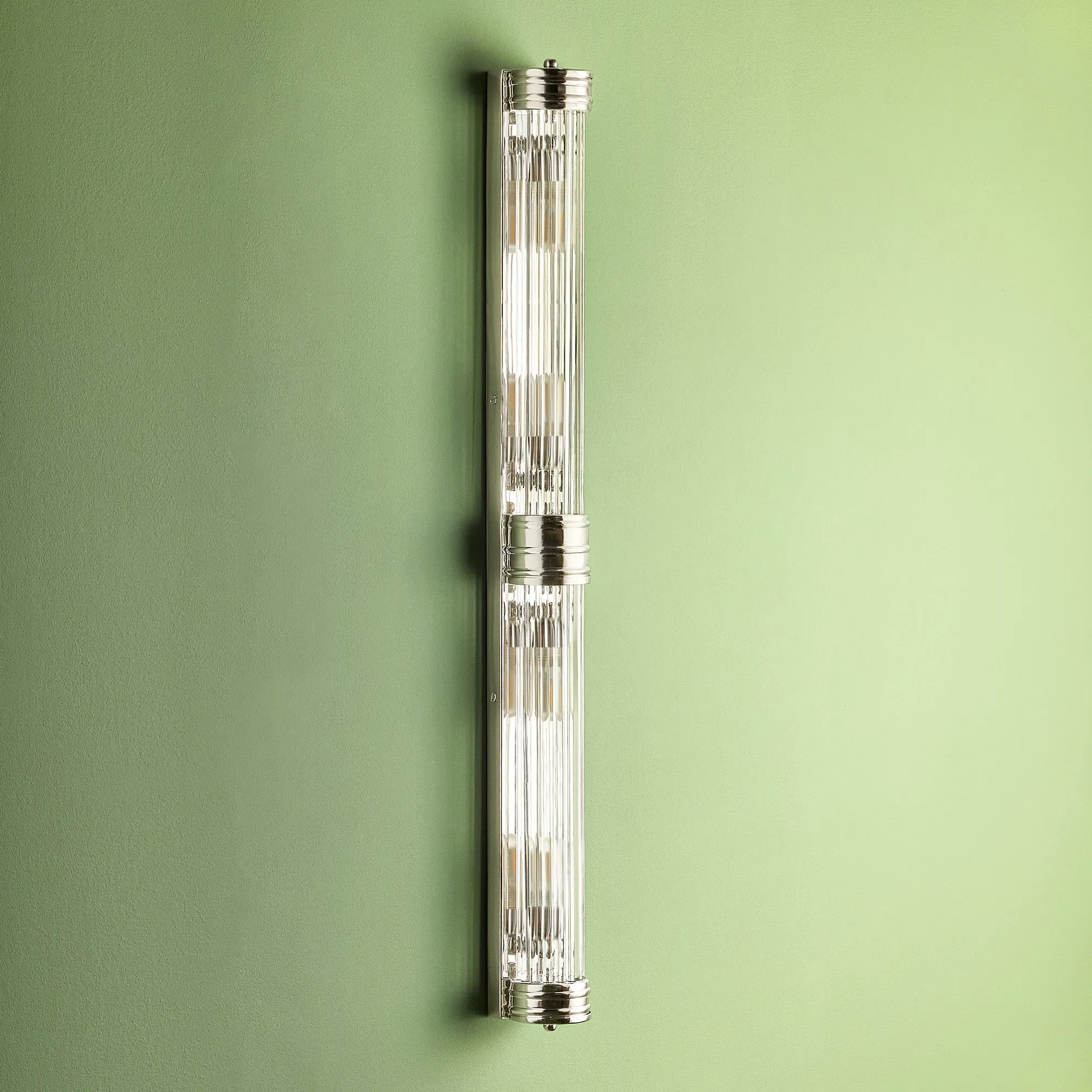 Rodtastic Wall Sconce with Glass Rods - Nickel product