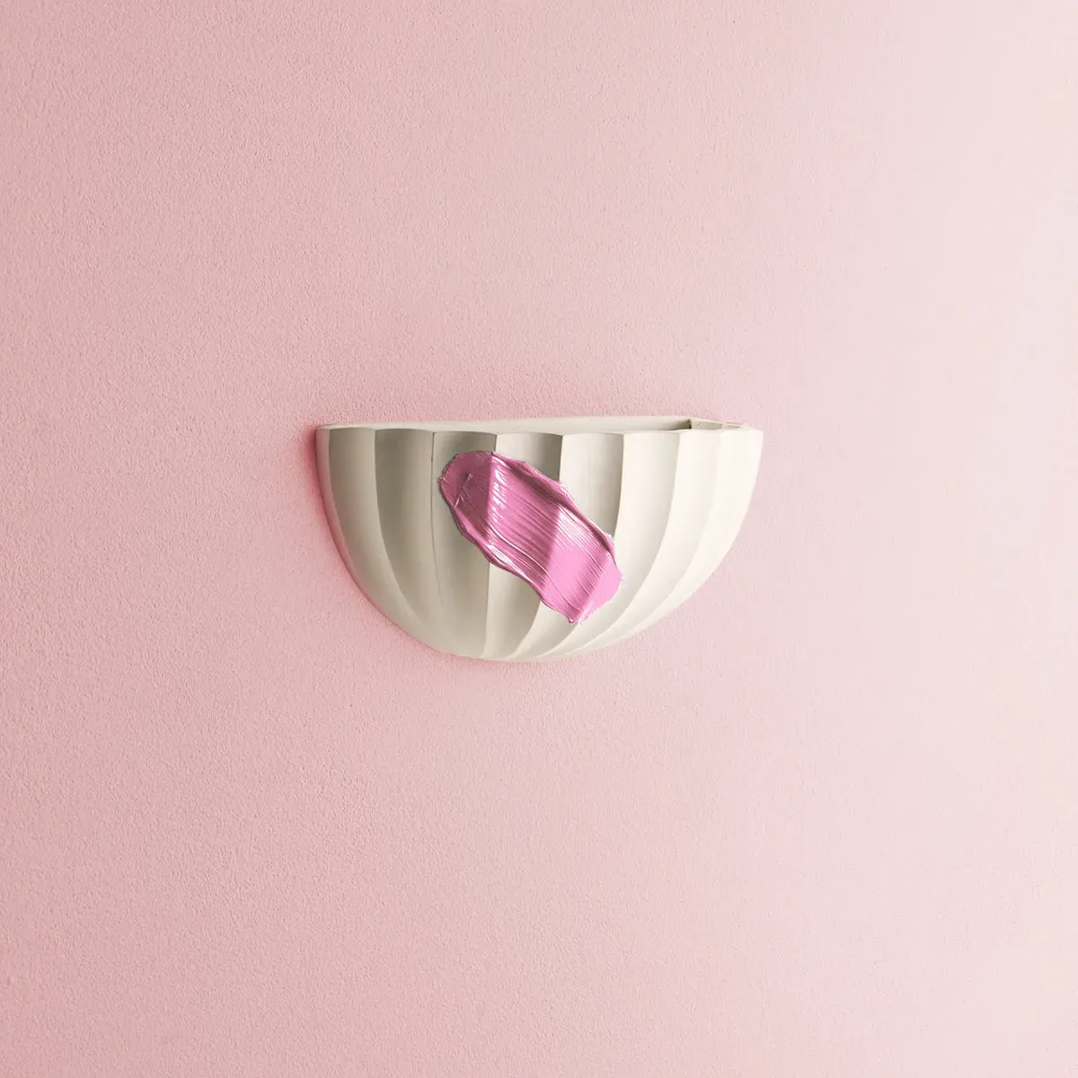 Ruckle Small Fluted Wall Light - Paintable product