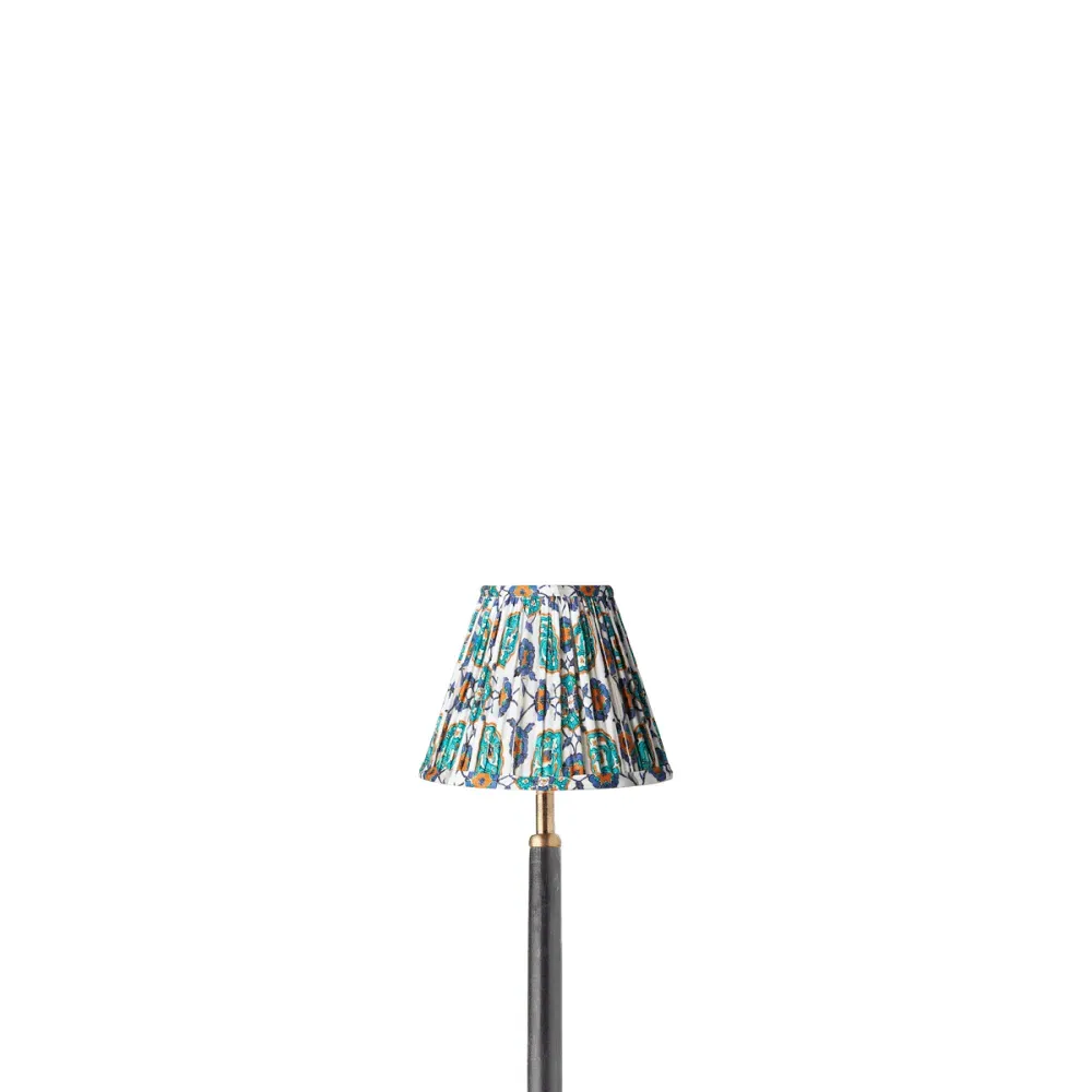 Sama 16cm Empire Lamp Shade - Green, Printed Cotton product