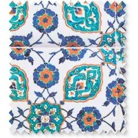 Sama Lampshade Swatch - Green, Blue by Pooky, alternate view
