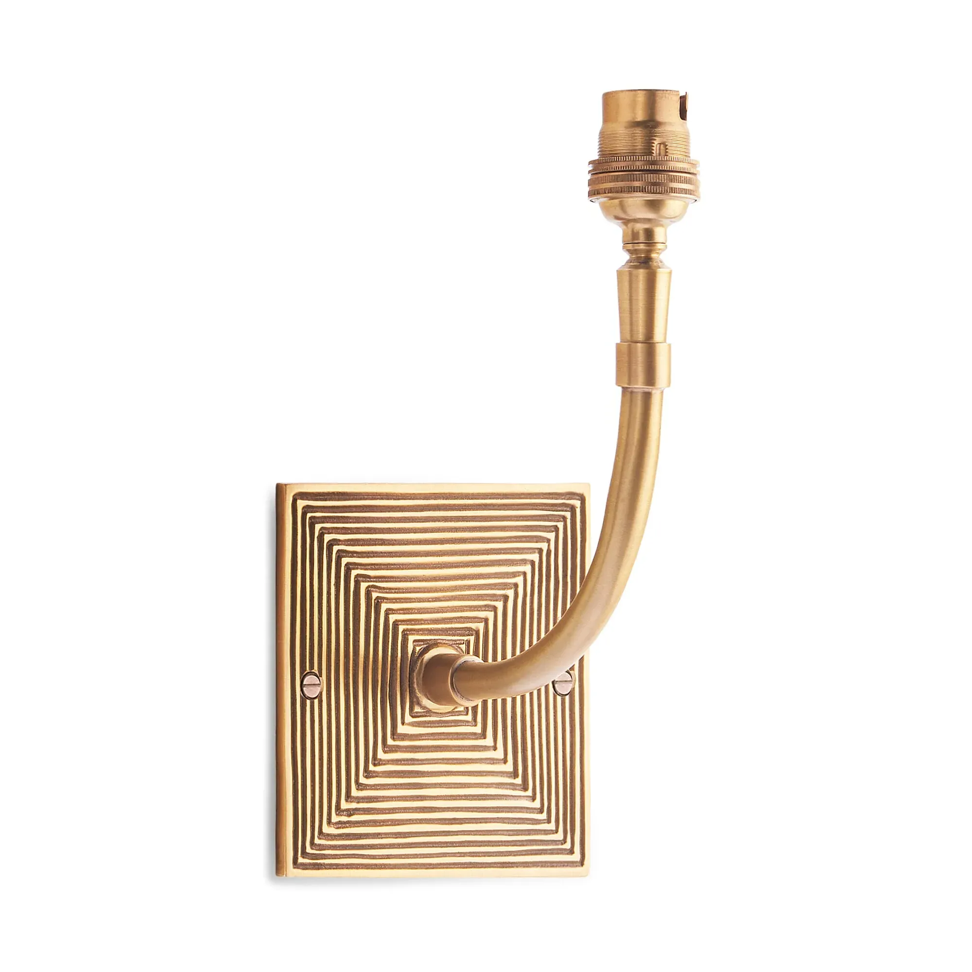Scott Wall Fitting - Antique Brass product