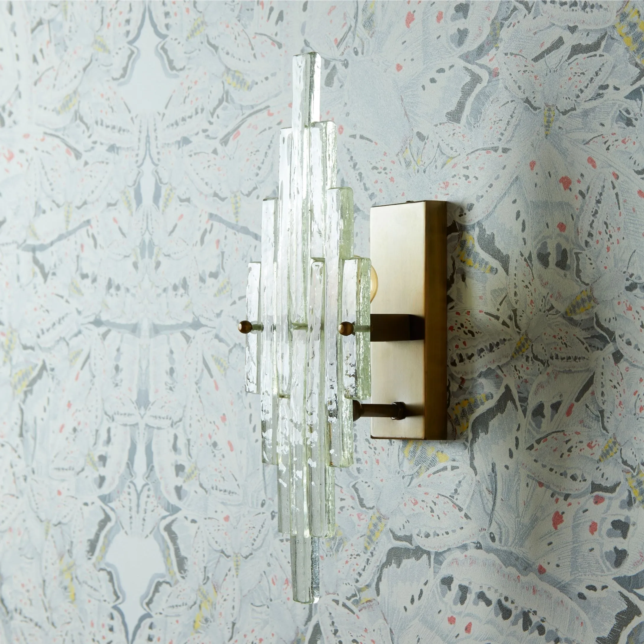 Skystar Wall Sconce - Clear, Recycled Glass product