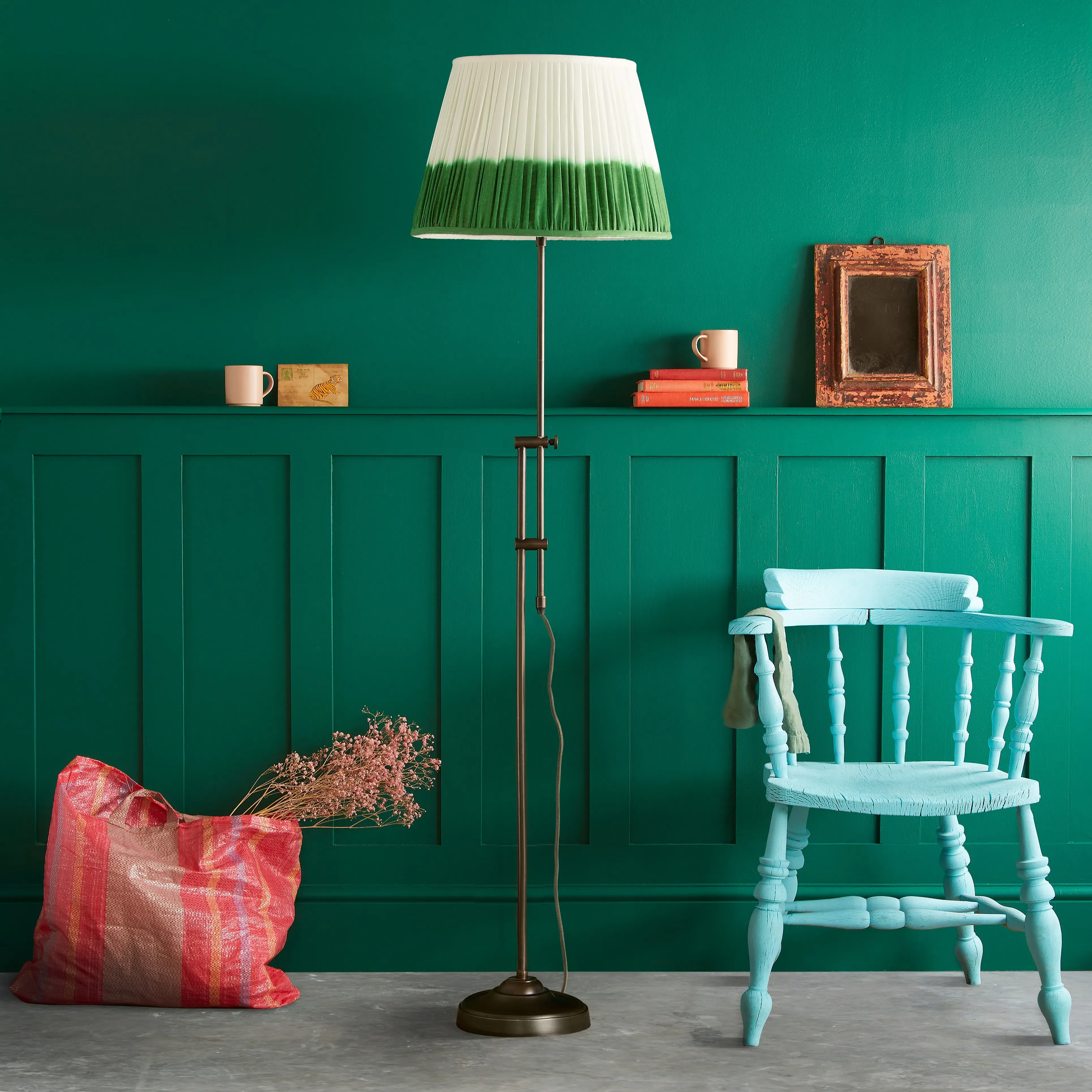 Slider Height-Adjustable Floor Lamp - Bronze product