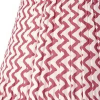 Small Empire Lampshade with Crimson Tape - Crimson, Cotton by Pooky, image 2