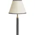 Small Empire Top and Tail Lampshade with Charcoal Tape - Cream, Card by Pooky, image 3